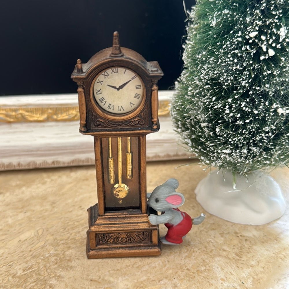 Hallmark holiday a mice runs up the clock before the big holiday!